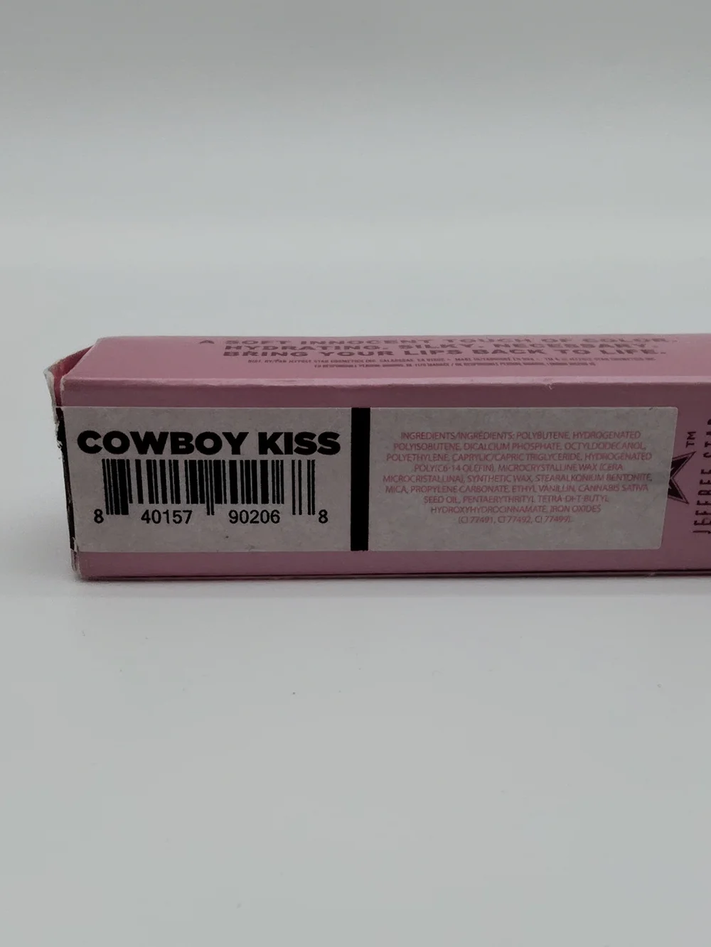 JEFFREE STAR Cowboy Kiss Tinted Lip Balm Pink Bullet New In Box NIB